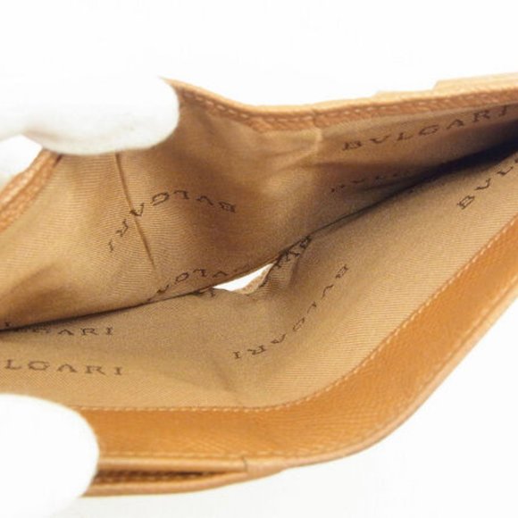 Bvlgari Wallet Purse Folding wallet Brown Woman Authentic Used - Picture 3 of 6